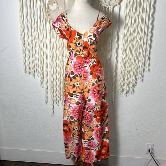 Alice McCall Stop & Stare Floral Wide Leg Jumpsuit Size US8 - Picture 2 of 16